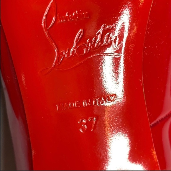 Christian Louboutin Talitha Red Patent Leather - Picture 7 of 8